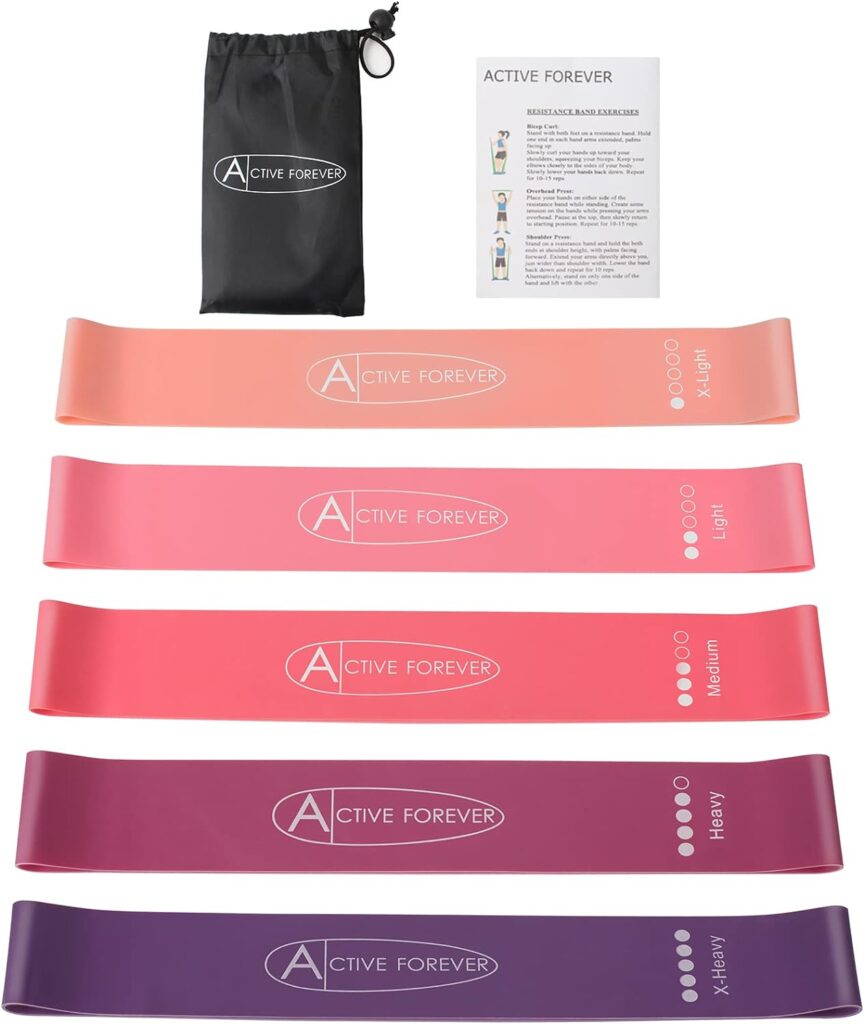ACTIVE FOREVER Resistance Band, Pull up Assist Band, Fitness Band, Suitable for Muscle Stretching, Yoga, Exercise
