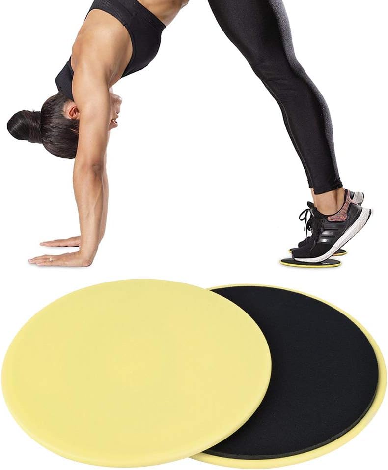 Gliding Discs Core Sliders, 2pcs Sliding Disc Fitness Equipment Abdominal Home Exercise Gear for Gym, Home, Yoga, Pilates